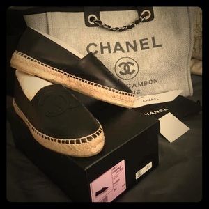 Chanel espadrilles lambskin
